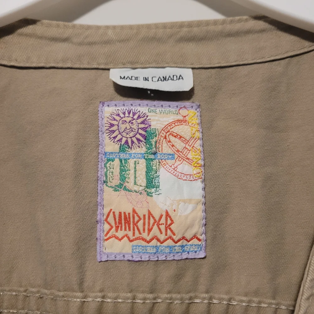 Vintage Sunrider 2XL Cotton Utility Safari Vest Canada - Picture 5 of 6